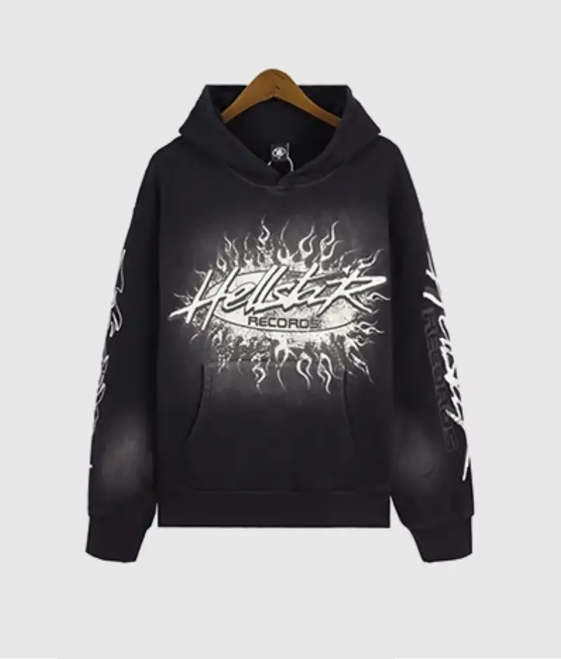 Hellstar Studios Records Vintage Tracksuit Black